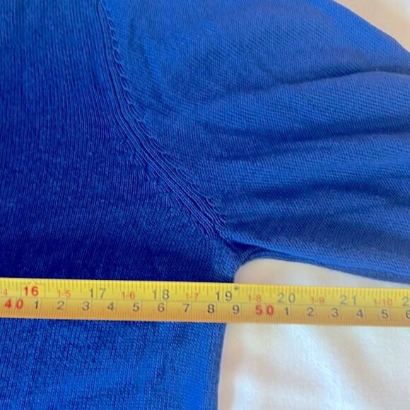 Covington Women’s Cascade Cardigan size S/C Blue & White Stripes Open Front NWT - Picture 8 of 11